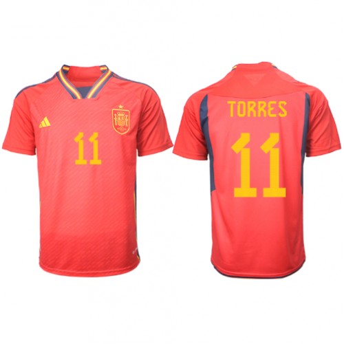 Fotbalové Dres Španělsko Ferran Torres #11 Domácí MS 2022 Krátký Rukáv